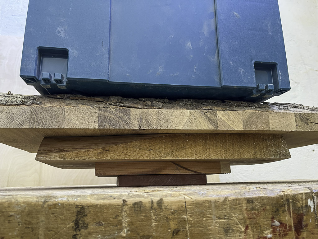 My professional  Various things upon smaller things acting as a press