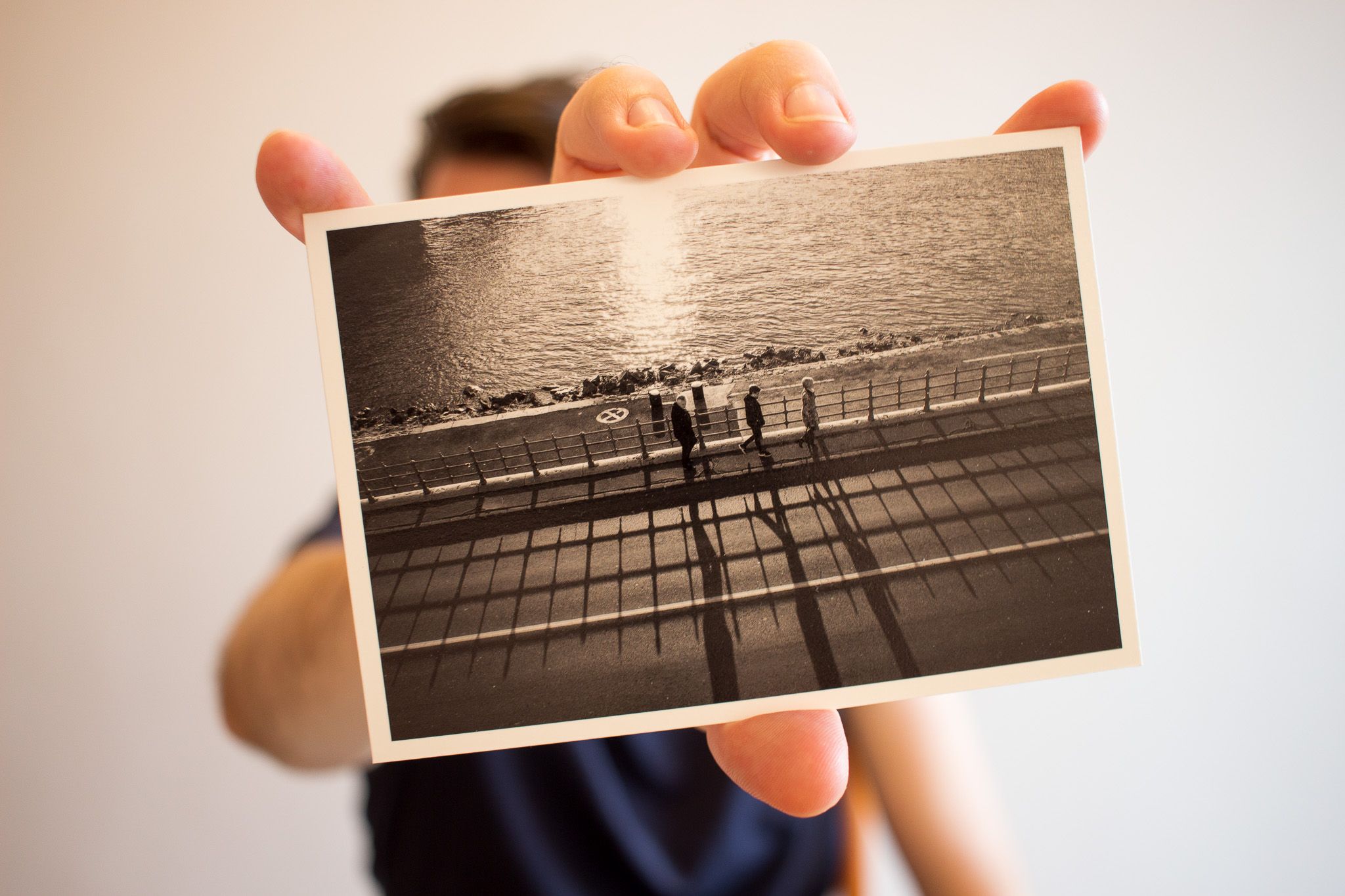 A handheld postcard of mine.